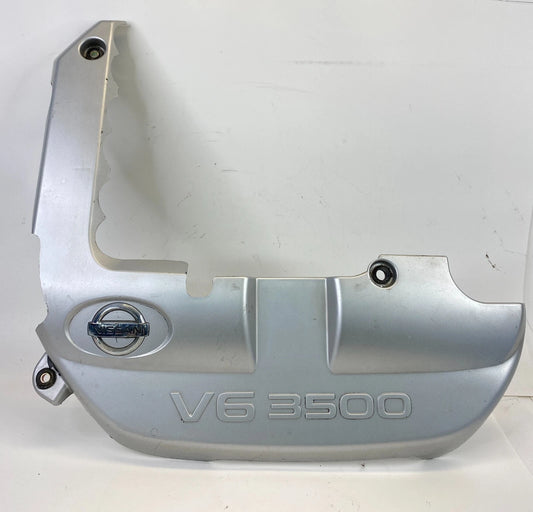 01-04 NISSAN PATHFINDER ENGINE TOP COVER TRIM PLASTIC V6 3500 3.5L ORNAMENT OEM