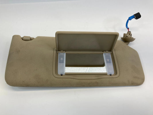 08-10 HONDA ACCORD PASSENGER RIGHT SUN VISOR SHADE W/ MIRROR & ILLUMINATION