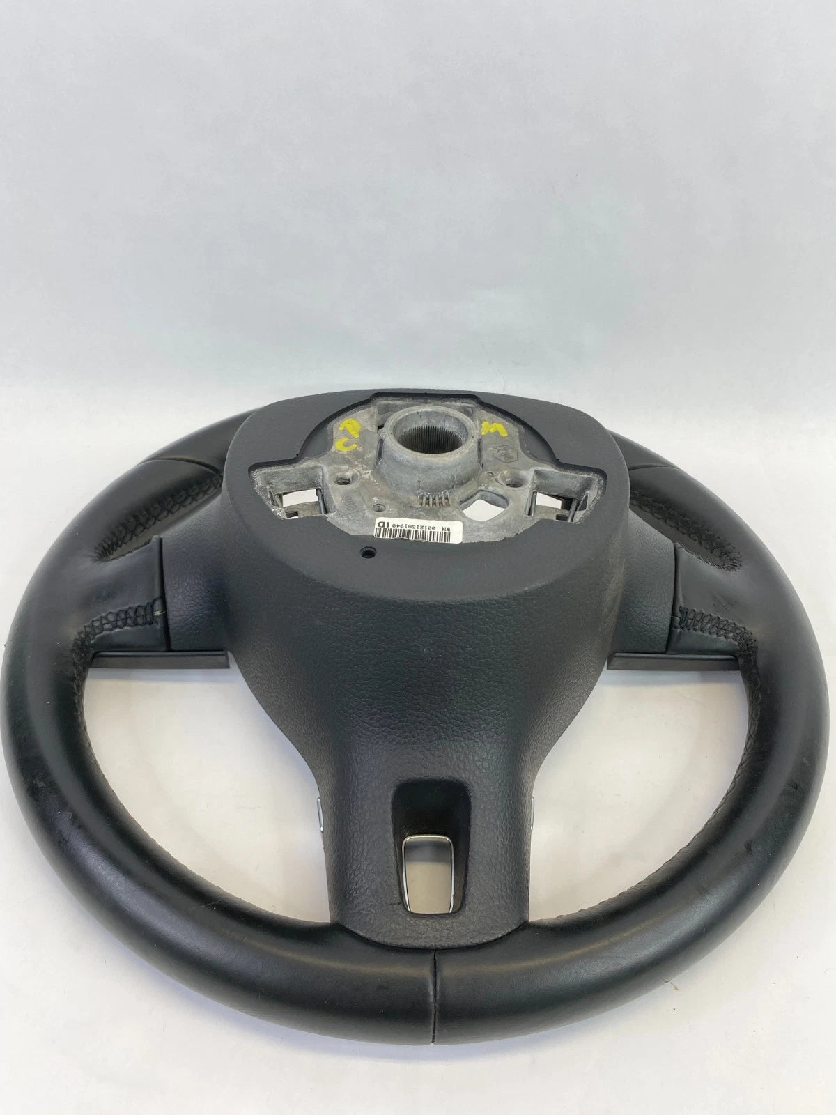 10-17 VOLKSWAGEN CC BLACK LEATHER STEERING WHEEL W/ BUTTONS OEM 3C8419091BEE74