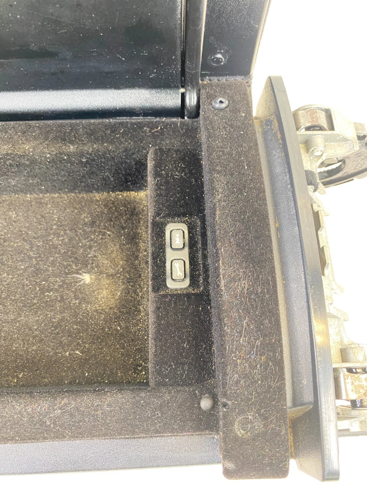 07-14 MERCEDES W216 CL550 CL63 AMG CENTER CONSOLE ARM REST ARMREST LID BLACK OEM