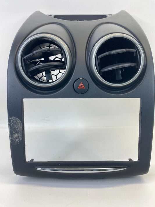 2011-2013 NISSAN ROGUE CENTER DASH RADIO TRIM BEZEL W/ AC VENTS 68260-1VK0A OEM