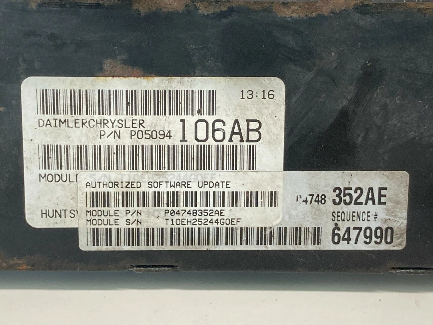 2005 CHRYSLER PACIFICA 3.5L AT AWD ENGINE COMPUTER ECM ECU P04748352AE OEM