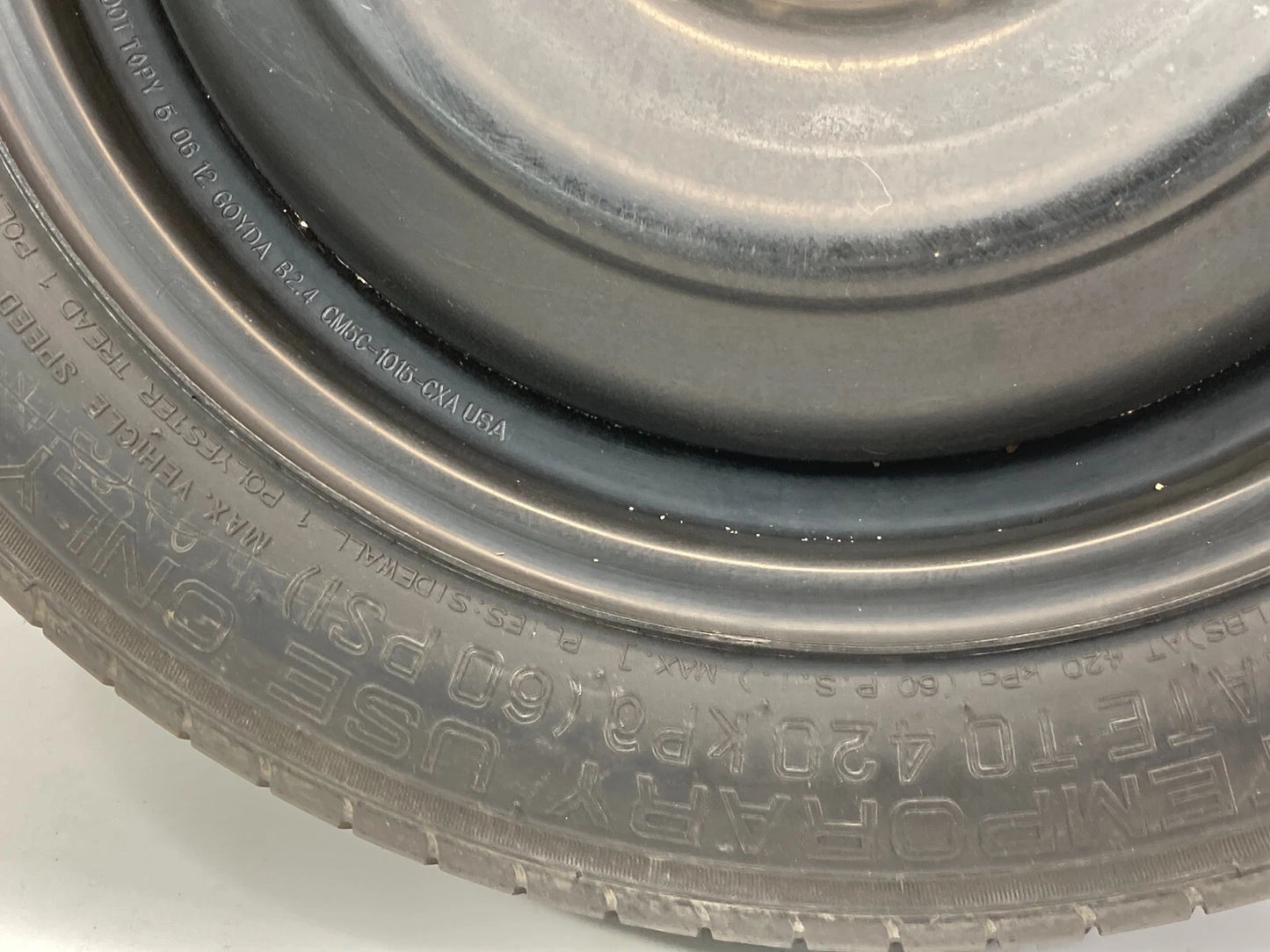 2012-2018 FORD FOCUS 2013-2020 FUSION SPARE TIRE COMPACT DONUT R16 T125/80R16