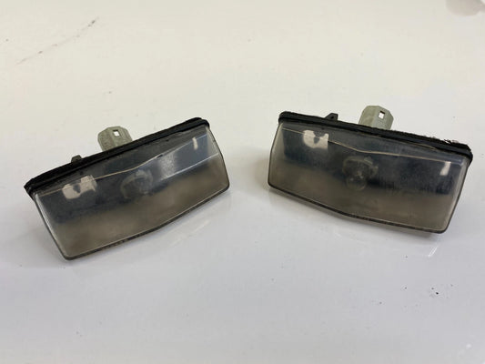 2004-2015 TOYOTA PRIUS REAR TAILGATE LICENSE PLATE LIGHT LAMP SET OF 2 OEM
