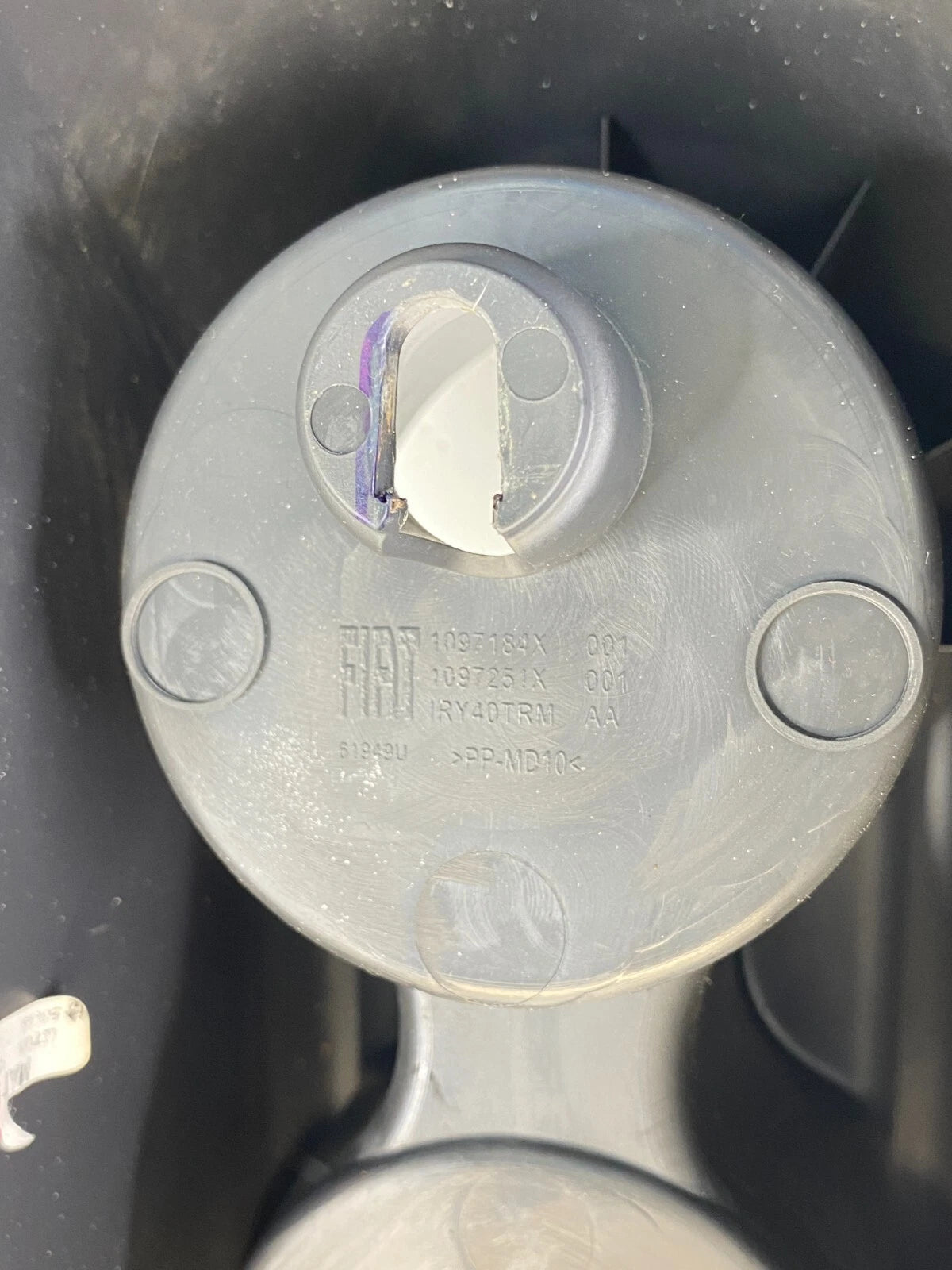 2012-2019 FIAT 500 CENTER CONSOLE CUP HOLDER BEZEL PANEL ASSEMBLY 1097184X OEM