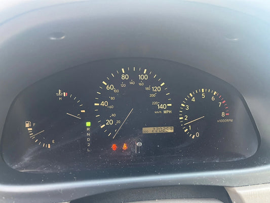 00-03 LEXUS RX300 A/T SPEEDOMETER GAUGE INSTRUMENT CLUSTER 220K 83800-48023 OEM
