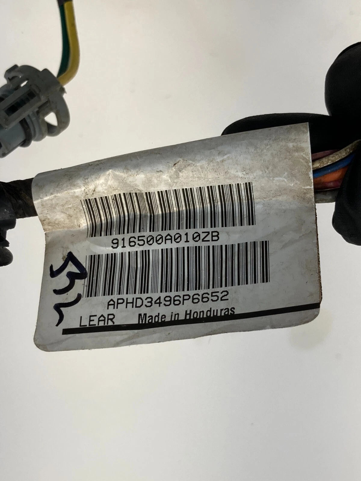 2006-2010 HYUNDAI SONATA REAR LEFT SIDE DOOR WIRE WIRING HARNESS 91650-0A010 OEM