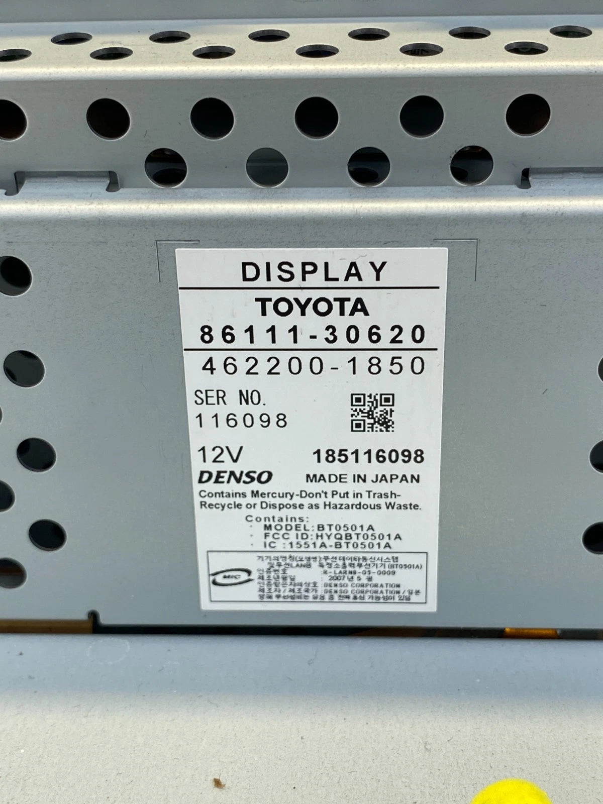 2007 2008 LEXUS GS350 RADIO NAVIGATION GPS DISPLAY INFORMATION CLIMATE CONTROL