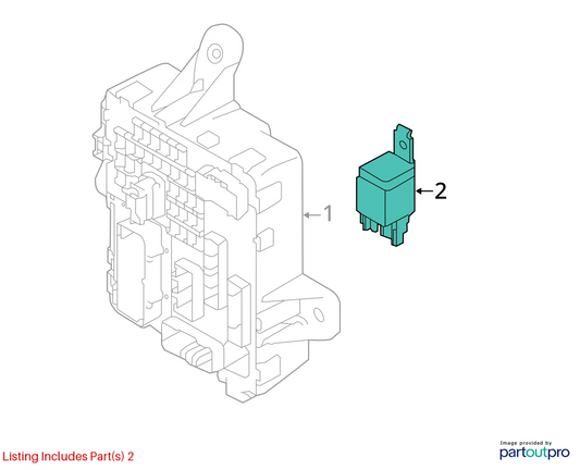 2014 2015 2016 KIA FORTE 1.8L 16V STOP RELAY SIGNAL MODULE UNIT 95240-3T100 OEM