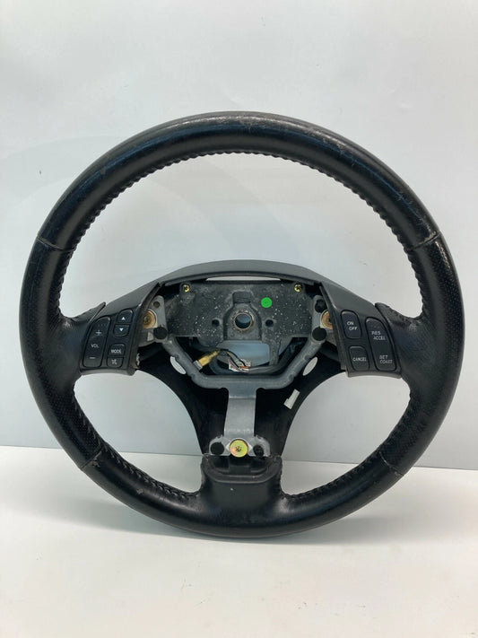2003-2008 MAZDA 6 MAZDA6 SEDAN STEERING WHEEL W /SWITCHES LEATHER ASSY OEM