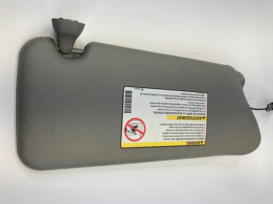 2004-2009 CADILLAC SRX ROOF LEFT SUNVISOR SUN VISOR SHADE W/ LAMPS ASSEMBLY OEM