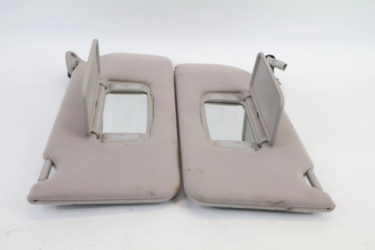 1998-2002 HONDA ACCORD DRIVER PASSENGER SUNVISOR SUN VISOR PAIR LIGHTED OEM