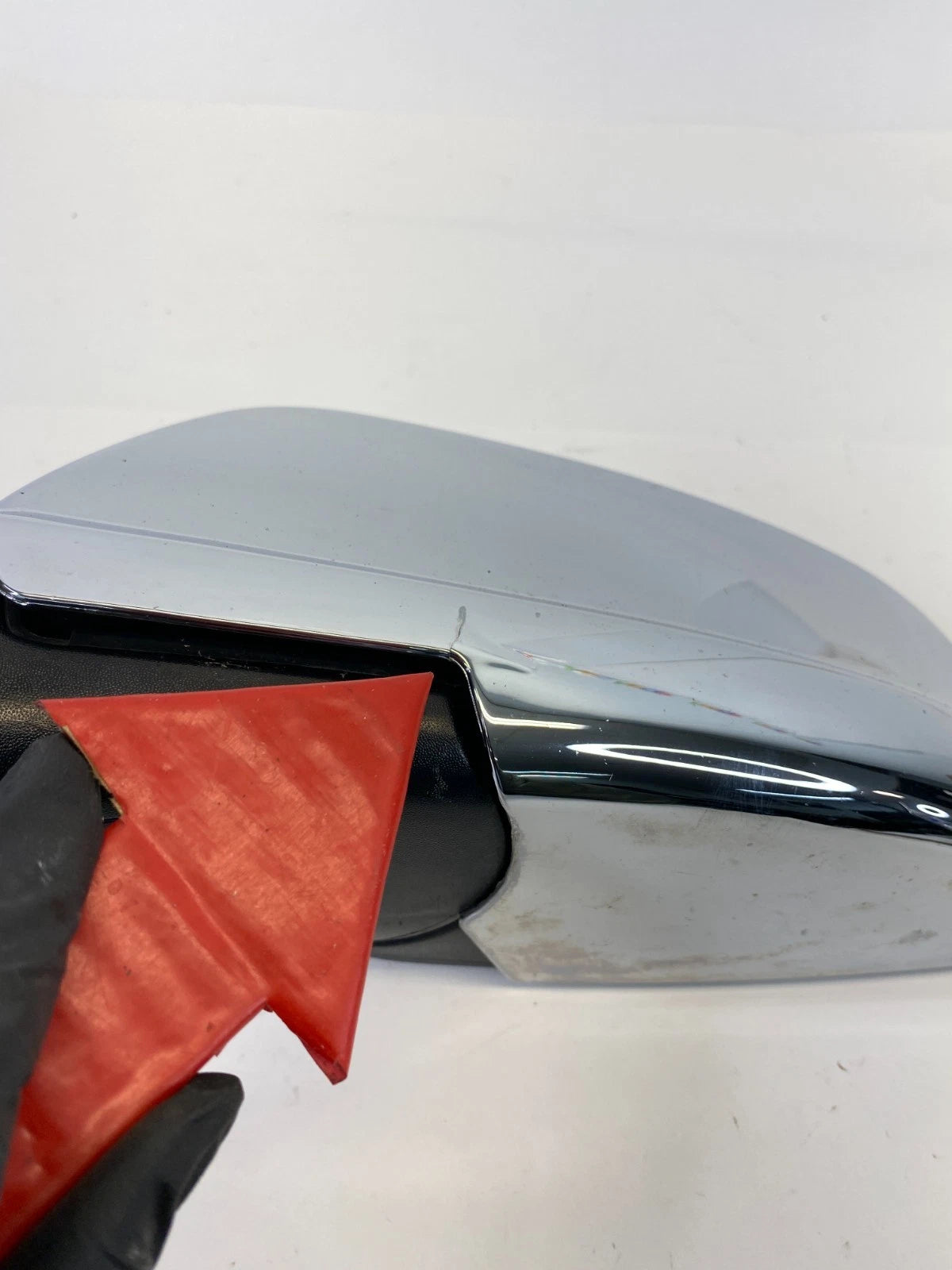 2008-2012 CHEVY MALIBU FRONT LEFT DRIVER SIDE VIEW POWER DOOR MIRROR CHROME OEM
