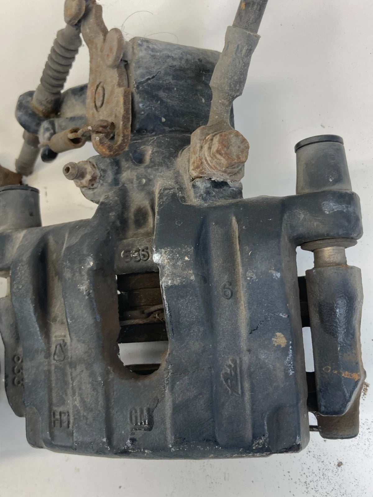 05-11 SAAB 9-3 9-3X 2.0 REAR LEFT DRIVER RIGHT PASSENGER BRAKE CALIPER PAIR SET