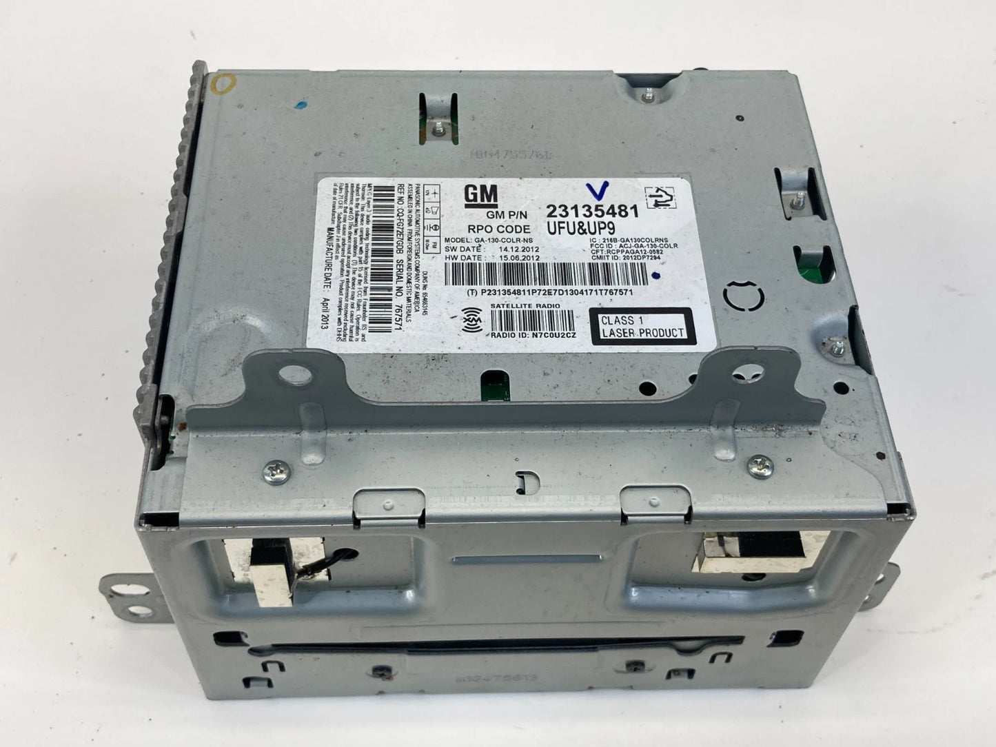 2013 13 BUICK LACROSSE AM/FM RADIO RECEIVER CD DISC PLAYER 23135481 OEM