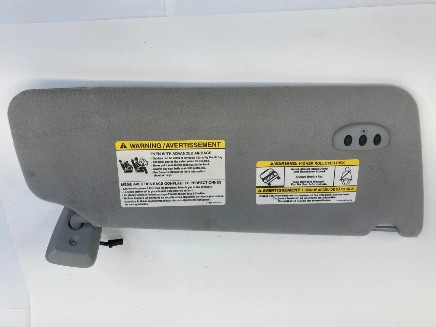 2004-2008 FORD F150 SUNVISOR SUN VISOR LH RH PAIR SET ILLUMINATED W HOMELINK OEM