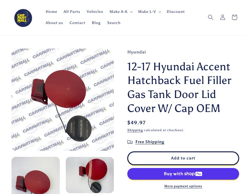 Buy Fuel Filler Gas Tank store online