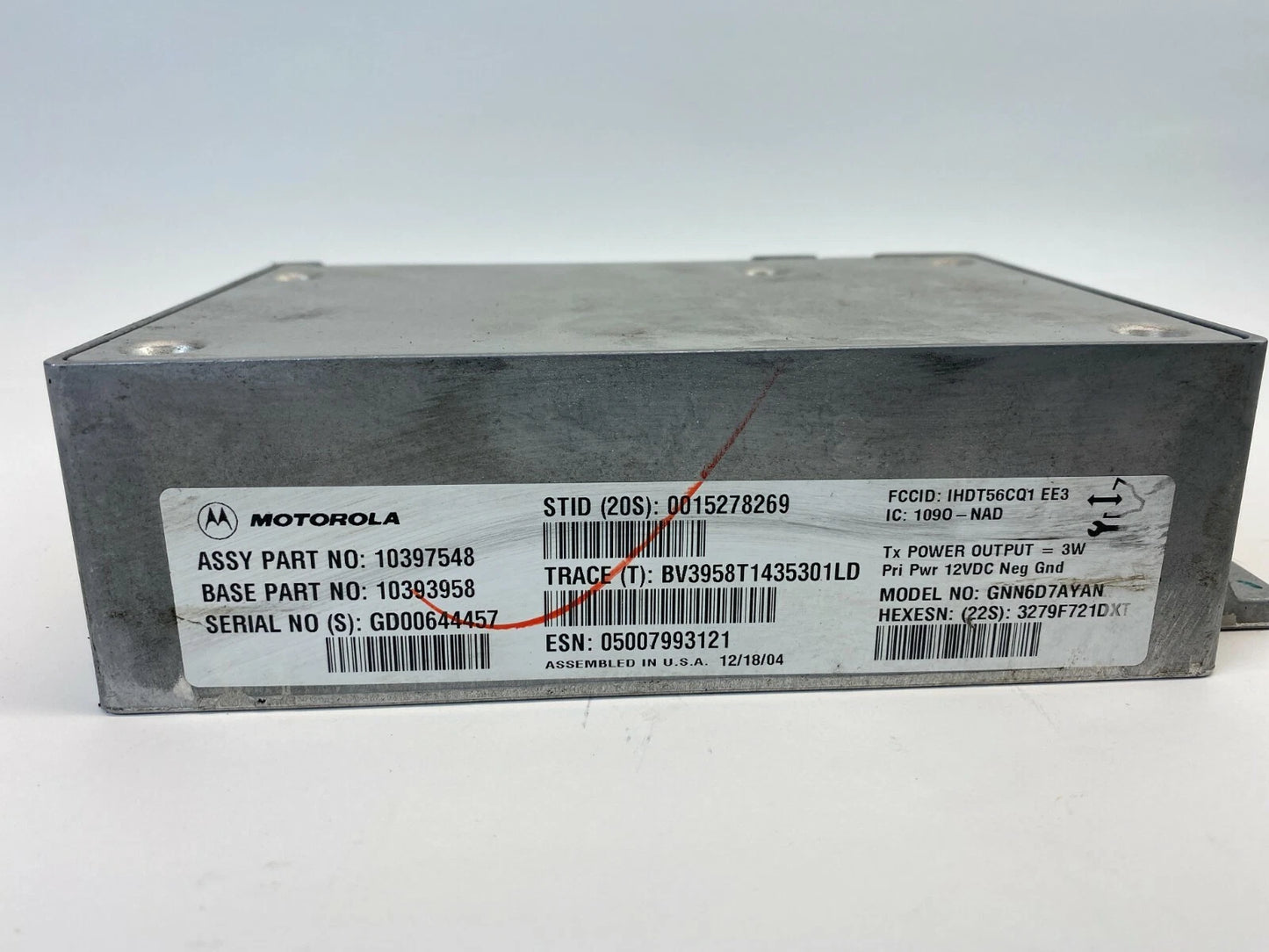 04-06 CHEVROLET TAHOE GMC YUKON ONSTAR COMMUNICATION CONTROL MODULE 10393958 OEM