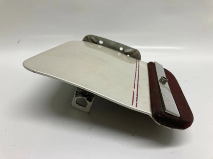 2000-2003 CADILLAC DEVILLE FUEL GAS DOOR TANK LID COVER 800J WHITE PEARL OEM