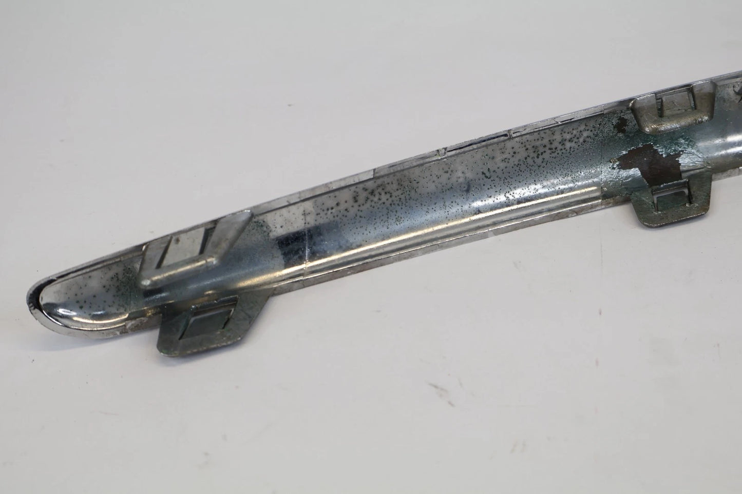 00-04 JAGUAR S-TYPE REAR RIGHT BUMPER CHROME MOLDING TRIM STRIP OEM XR8317C773AA