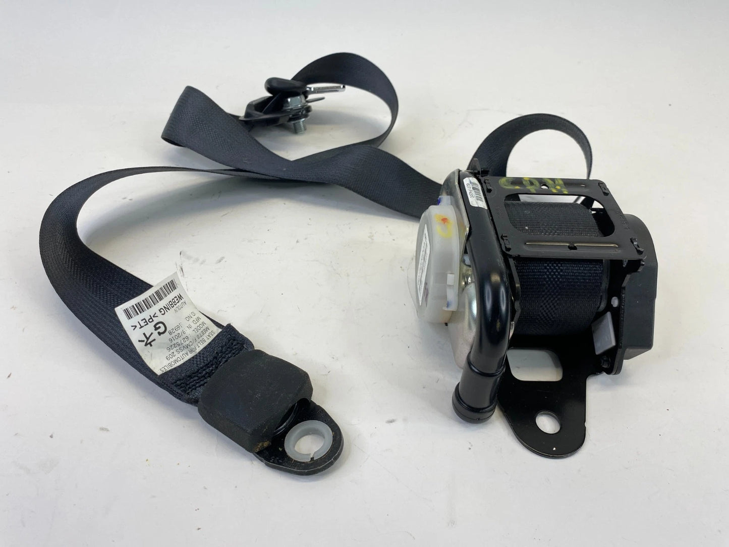 14-18 MITSUBISHI OUTLANDER SPORT FRONT RIGHT SEAT BELT RETRACTOR 627522600A OEM