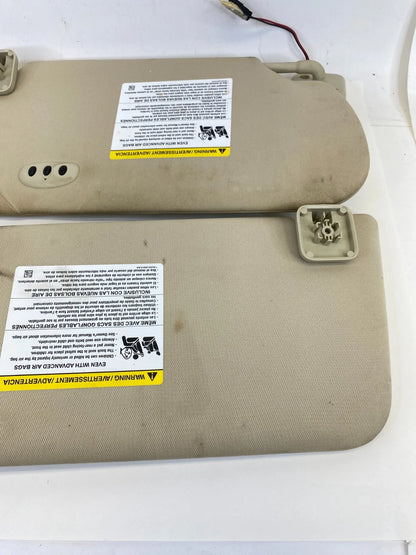2013-2019 FORD FLEX LEFT & RIGHT SIDE SUNVISOR SHADE SET PAIR W /GARAGE OPENER
