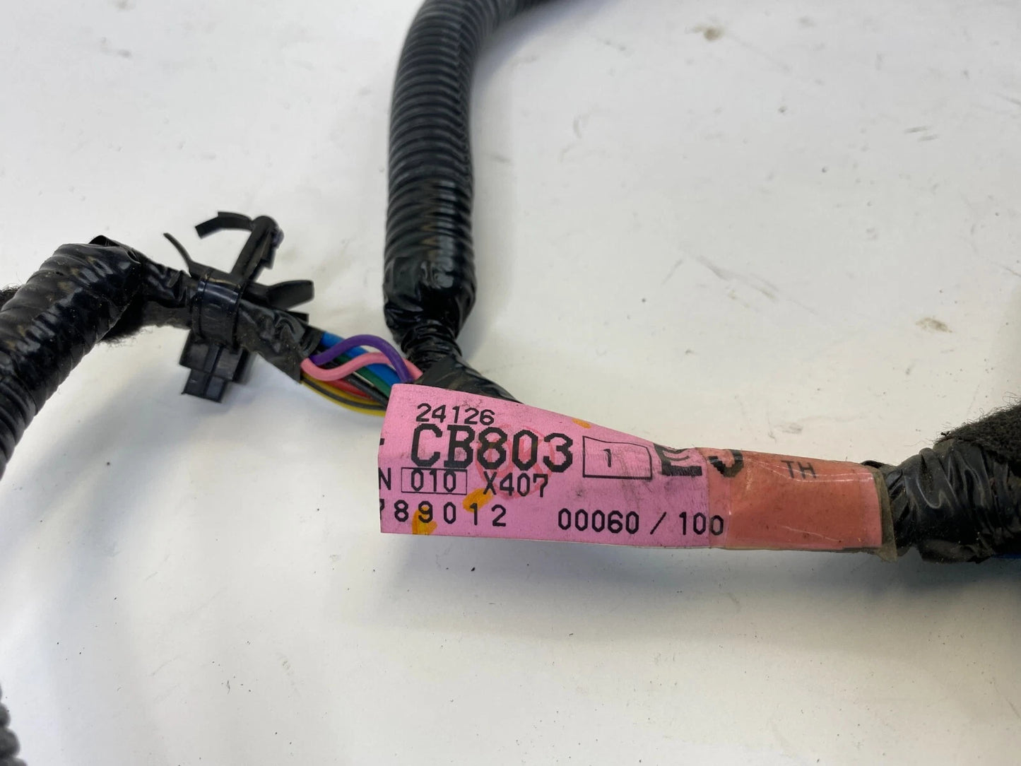 2003-2007 NISSAN MURANO REAR LEFT SIDE DOOR WIRE WIRING HARNESS 24126-CB803 OEM