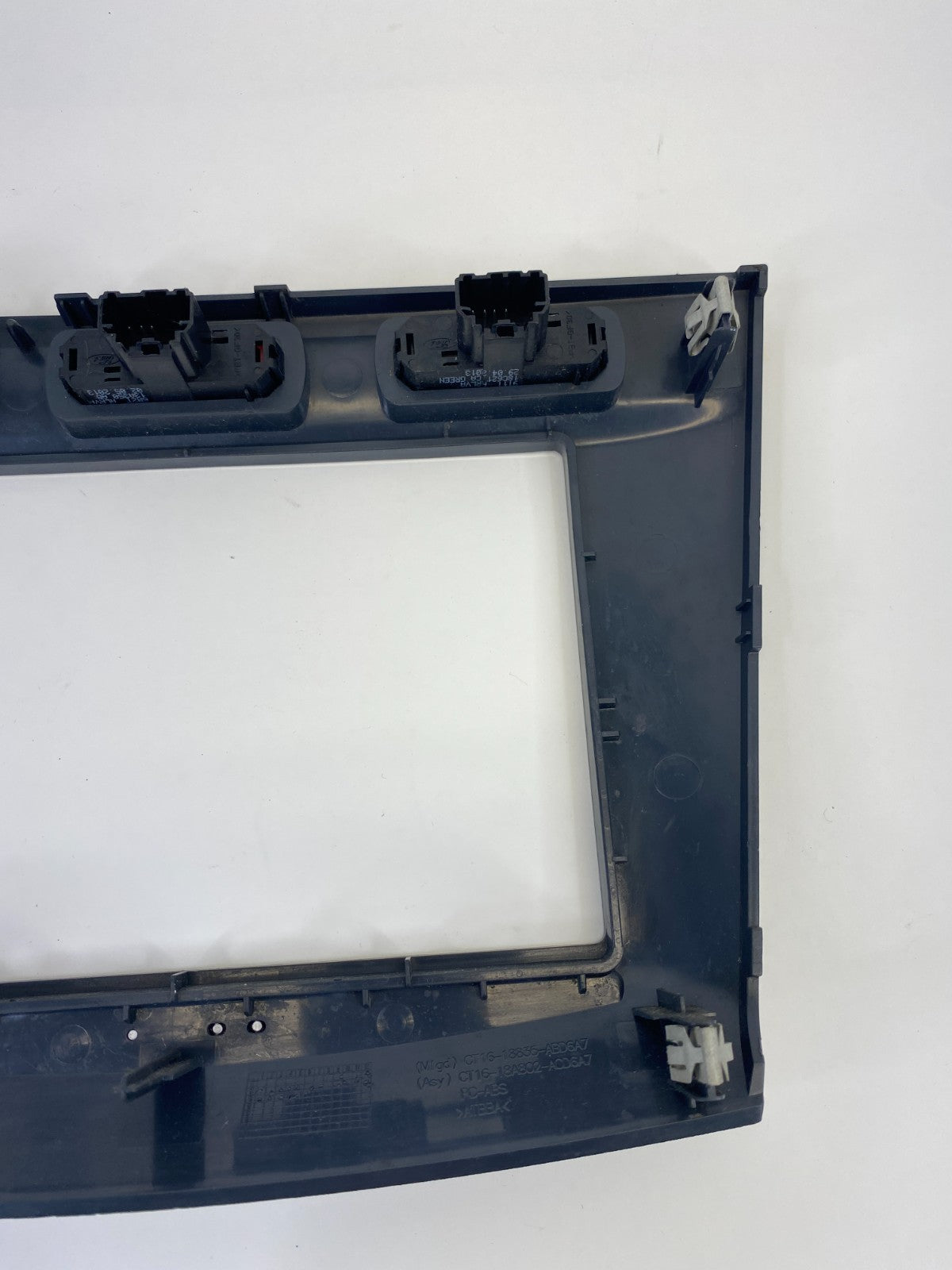2013 Ford Transit Connect Center Dash Radio Bezel Trim w/ Hazard Switch OEM