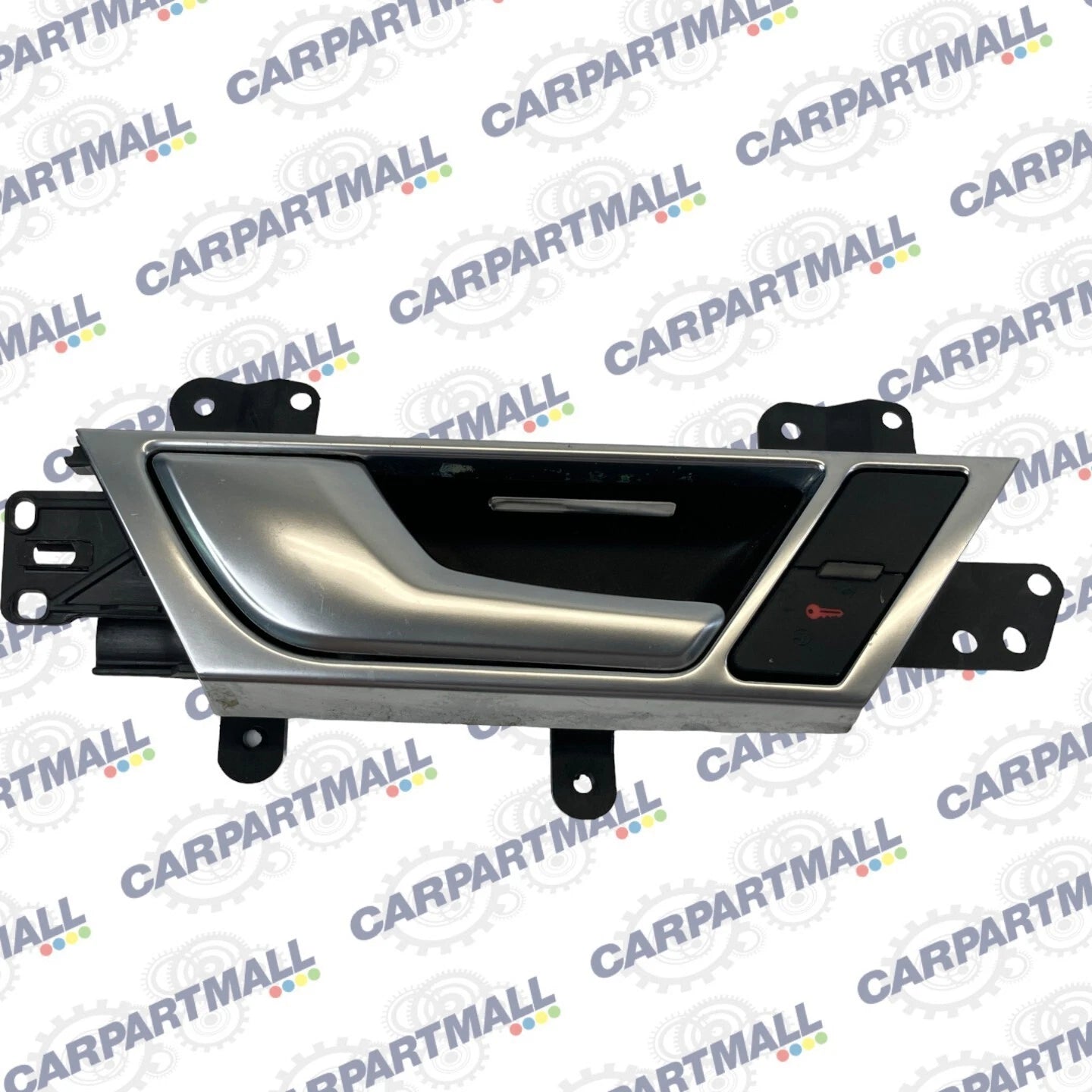 05-11 AUDI A6 QUATTRO REAR LEFT INNER DOOR HANDLE W/ LOCK SWITCH 4F0-839-019 OEM