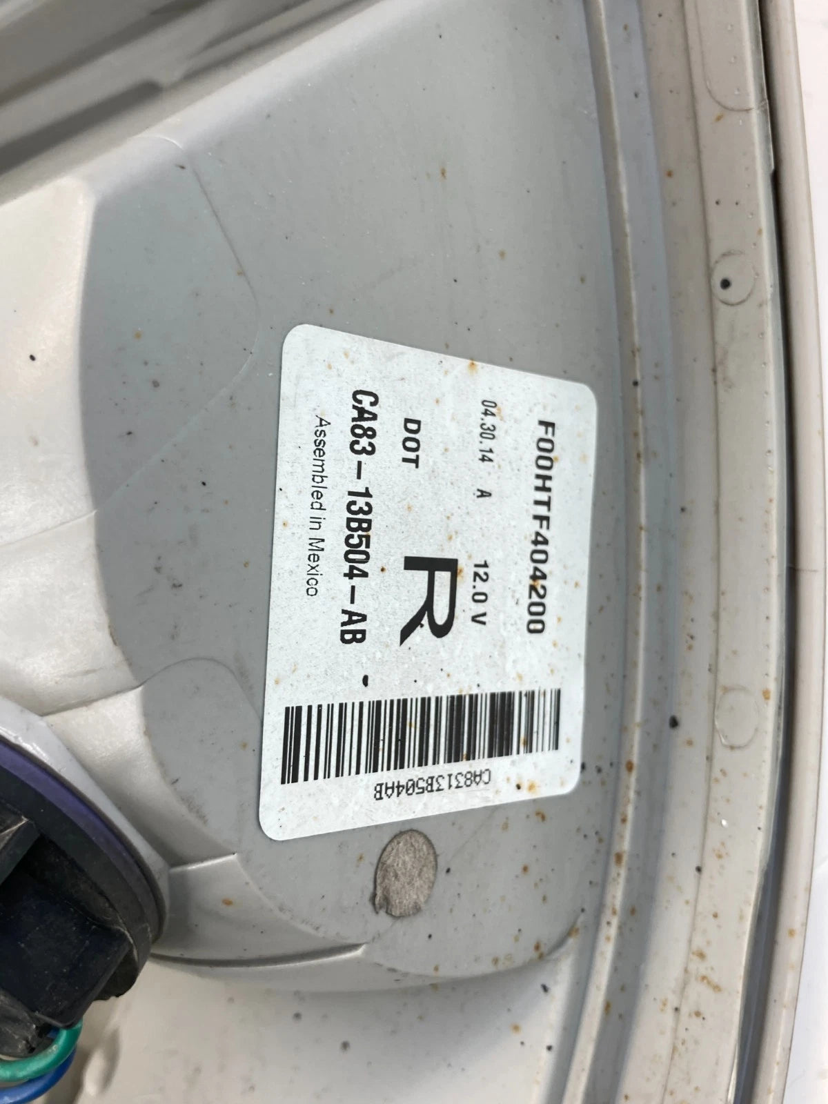 2012-2019 Ford Flex Rear Right Side Tail Light Taillight Lamp CA83-13B504-AB OEM