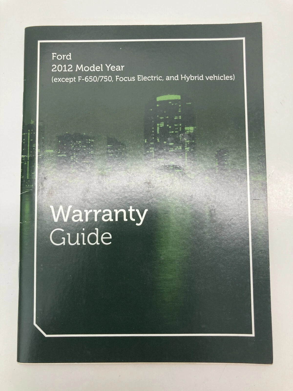 2012 12 FORD FOCUS WARRANTY GUIDE REFERENCE SUPPLEMET BOOKS SET W/ CASE OEM