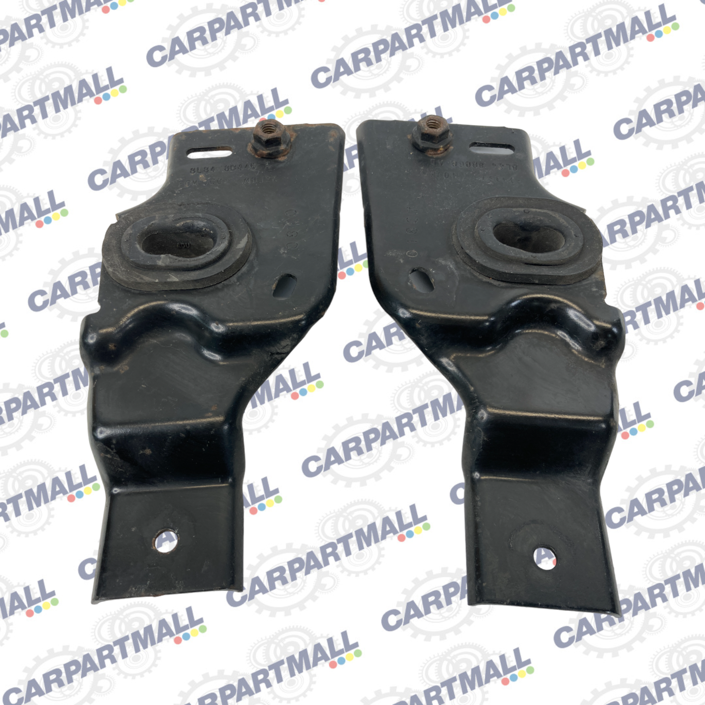 2008 Ford Escape 3.0L V6 Radiator Upper Mount Support Bracket Pair 8L84-8B445-A