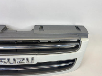 2000-2002 ISUZU TROOPER WHITE UPPER FRONT BUMPER CHROME GRILLE GRILL OEM