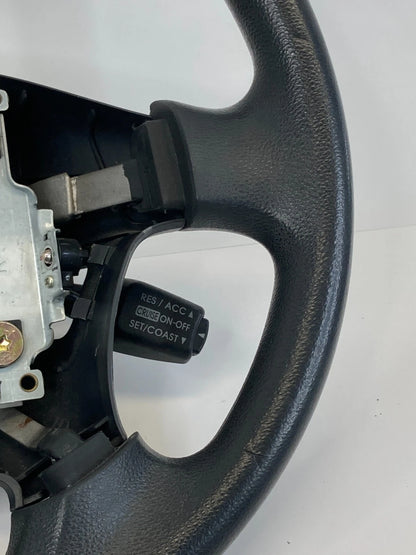 2005-2010 KIA SPORTAGE STEERING WHEEL 4 SPOKE BLACK W/ CRUISE CONTROL SWITCH OEM