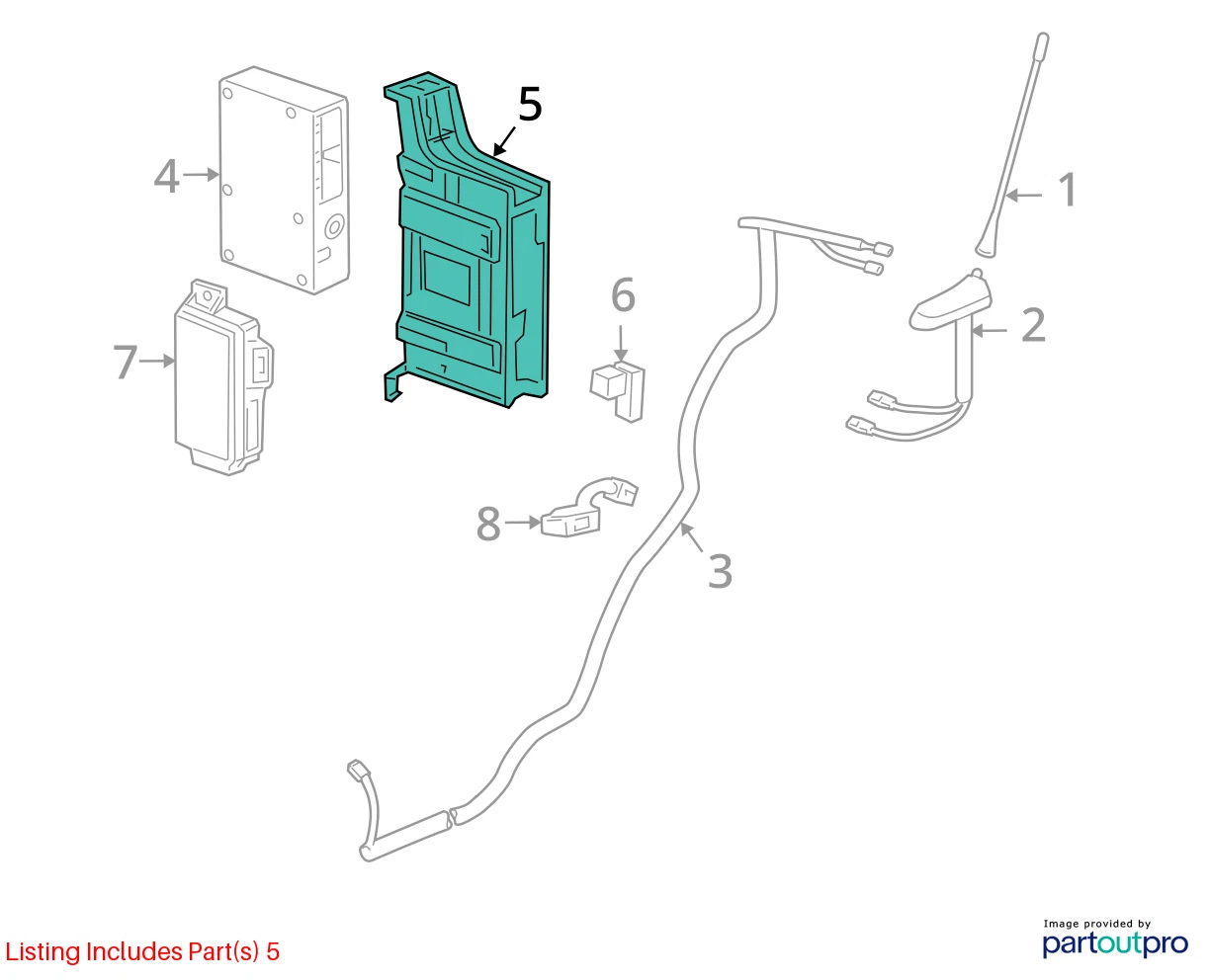 2011-2015 CHEVROLET CRUZE COMMUNICATION RECEIVER CONTROL MODULE OEM 95214700
