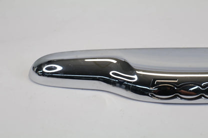 2012-2017 FIAT 500 REAR TRUNK MOLDING TRIM CHROME HANDLE LICENSE LIGHT & LATCH