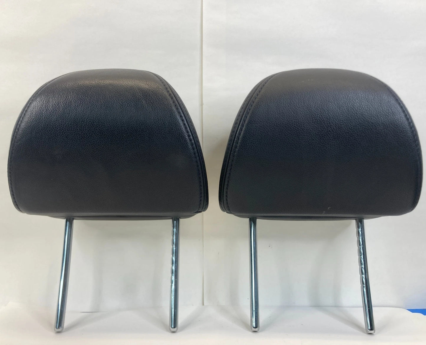 2009-2012 ACURA RDX FRONT SEAT HEADREST PAIR LEFT RIGHT BLACK LEATHER OEM