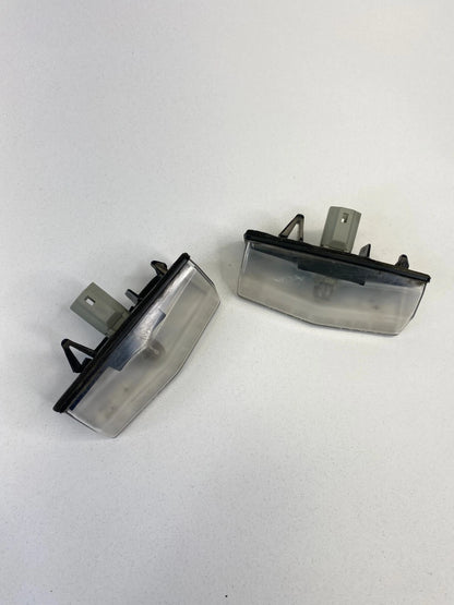 2004-2015 TOYOTA PRIUS REAR TRUNK LICENSE PLATE LIGHT LAMP PAIR SET OEM