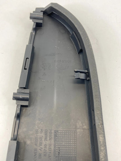 10 11 KIA SOUL REAR LEFT SIDE DOOR ARMREST TRIM COVER LEATHER 83710-2K000 OEM