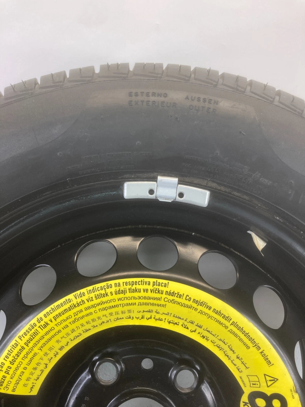 12-19 VW BEETLE JETTA EMERGENCY SPARE TIRE WHEEL COMPACT DONUT T195/65/R15 OEM