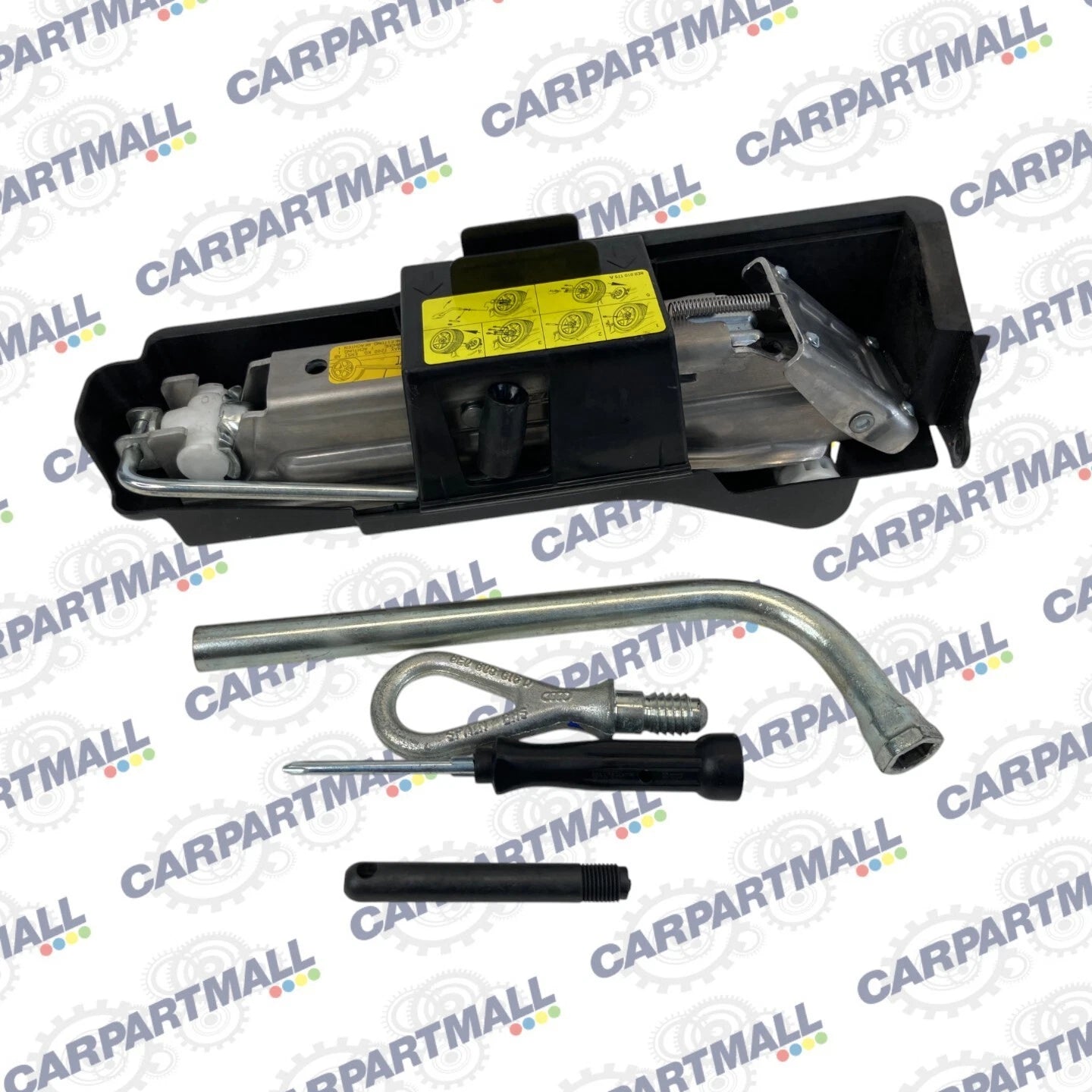 05-11 AUDI A6 QUATTRO EMERGENCY SPARE TIRE KIT JACK TOOL LUG WRENCH 4F0-011-215B