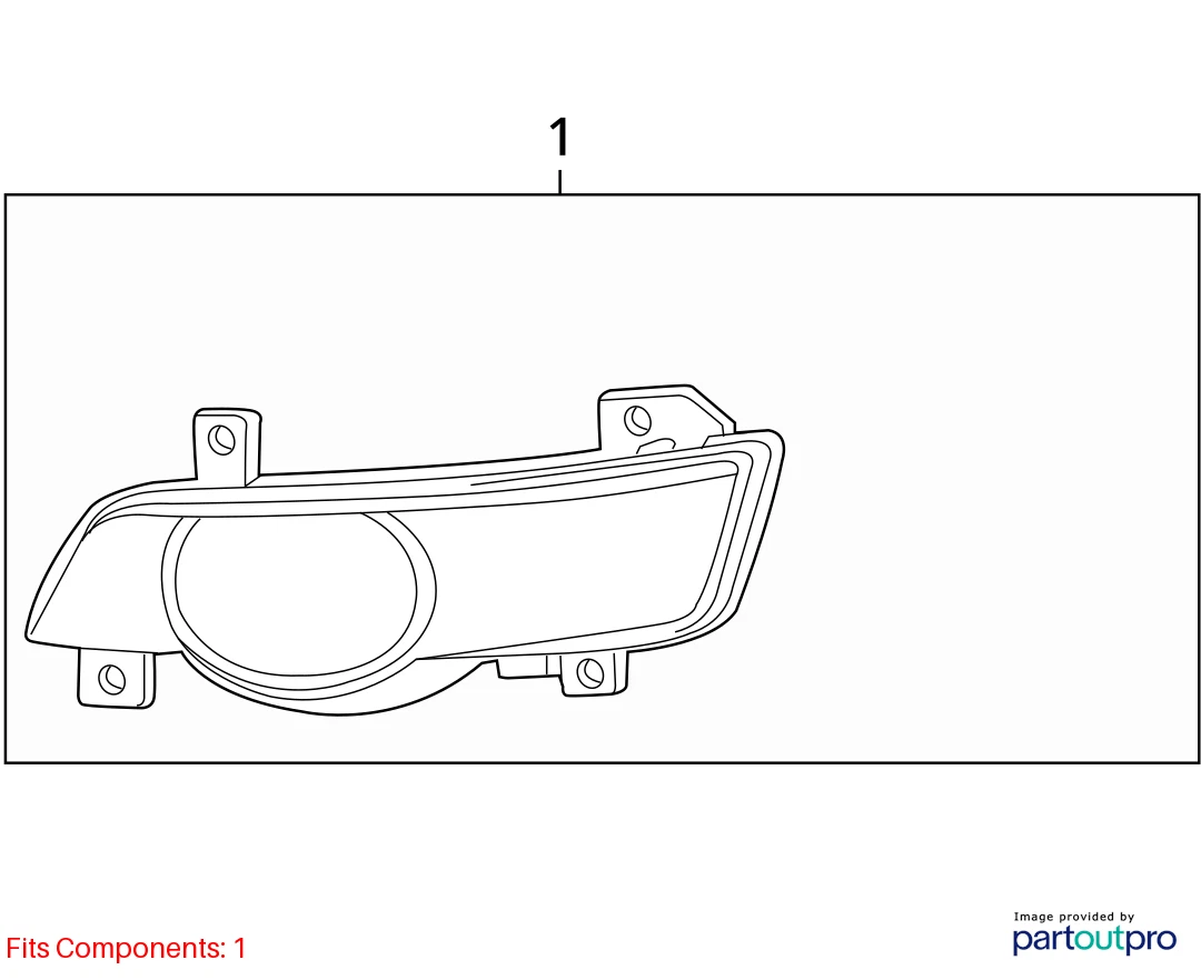 2009-2012 CHEVROLET TRAVERSE LEFT SIDE PARK LIGHT TURN SIGNAL LAMP 20794799 OEM