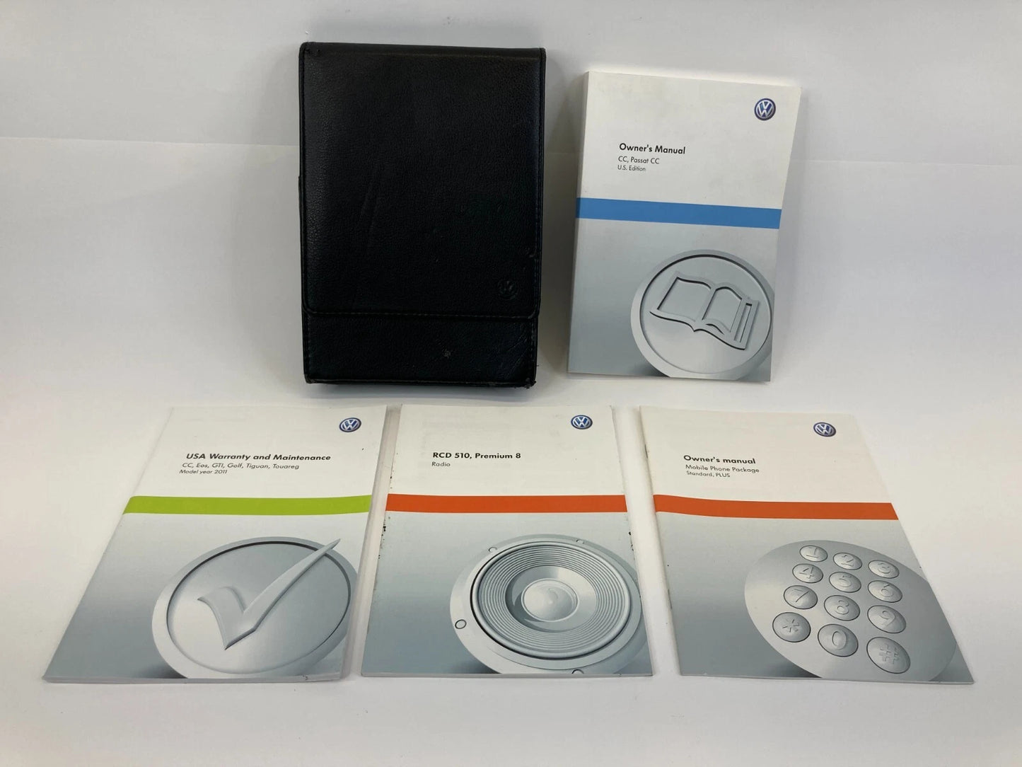 2011 VOLKSWAGEN CC OWNER'S GUIDE USERS MANUAL WARRANTY INFORMATION W/ CASE