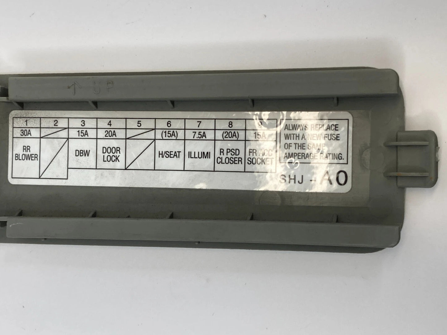 2005-2010 HONDA ODYSSEY INTERIOR RIGHT SIDE FUSE BOX ACCESS LID COVER SHJ-A0 OEM