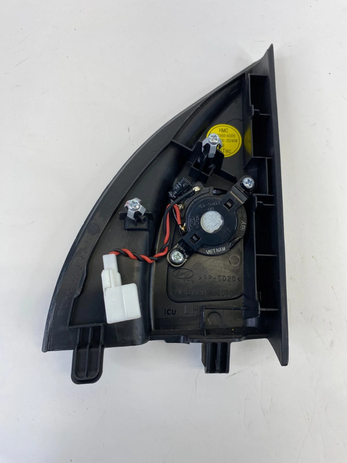 13-17 HYUNDAI ELANTRA GT FRONT LEFT DOOR TWEETER SPEAKER W/COVER 87651-A5020 OEM
