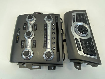 2009 10 11 2012 NISSAN MURANO AM/FM RADIO CD PLAYER FACEPLATE CLIMATE CONTROL