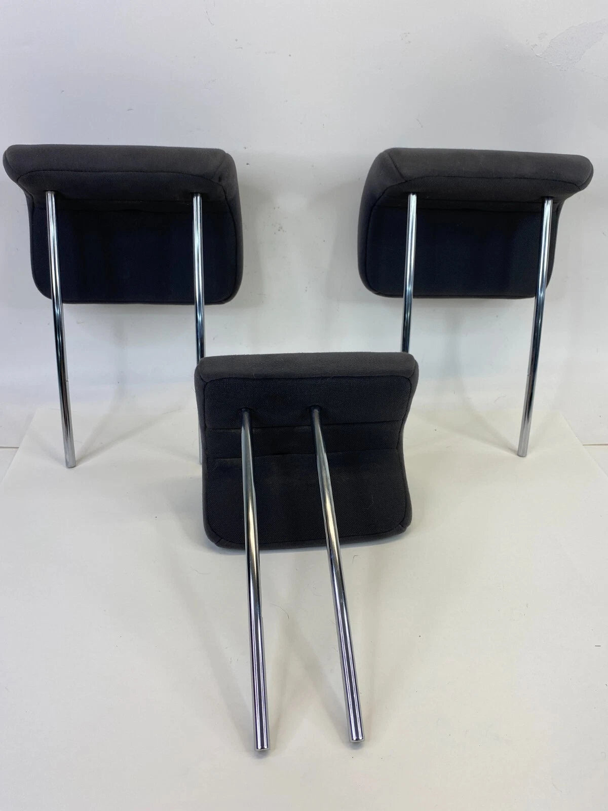 09 10 SET OF 3 HONDA FIT REAR LEFT & RIGHT & MIDDLE SEAT HEADREST CLOTH OEM