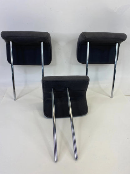 09 10 SET OF 3 HONDA FIT REAR LEFT & RIGHT & MIDDLE SEAT HEADREST CLOTH OEM