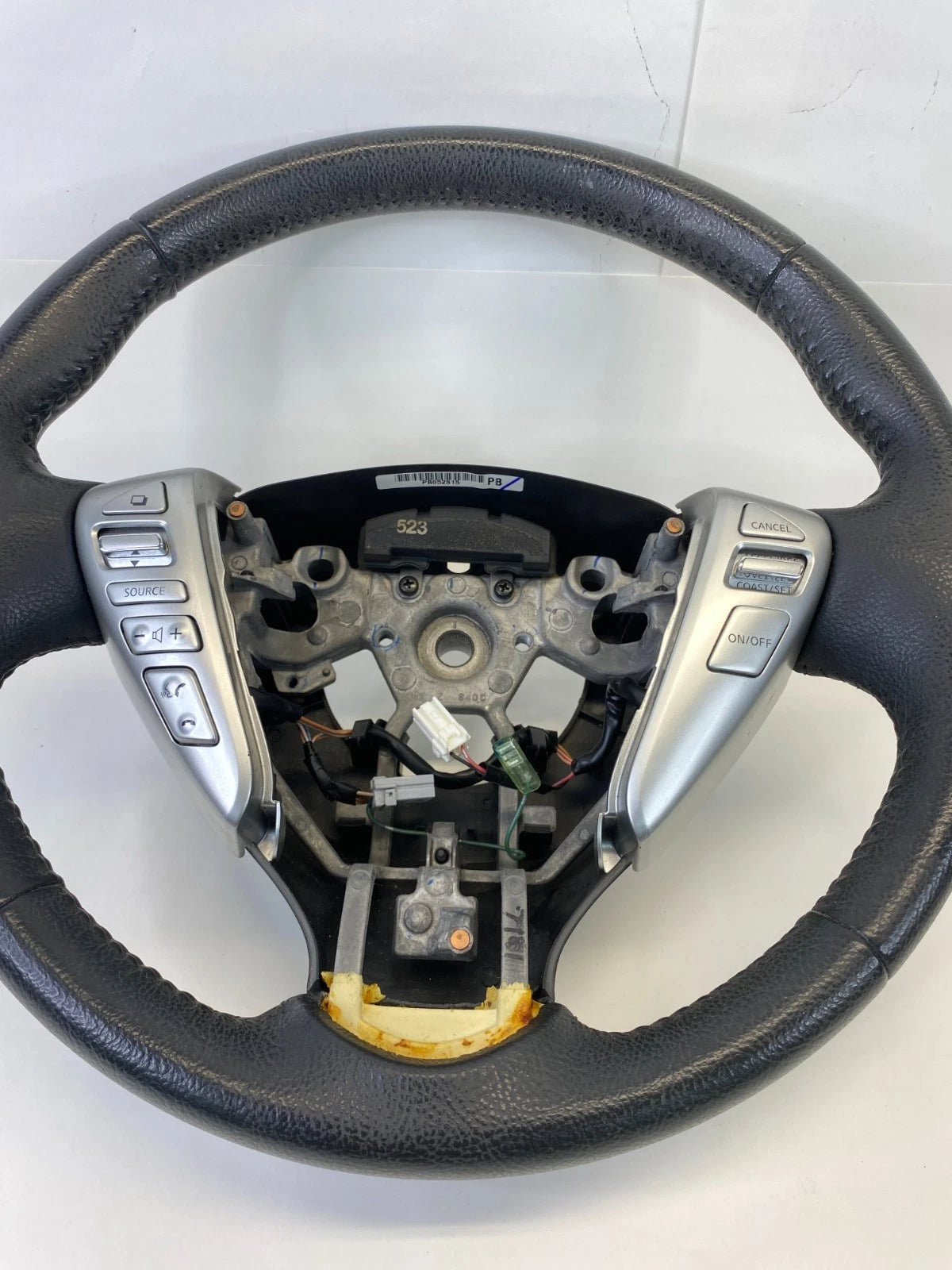 2013-2019 NISSAN SENTRA STEERING WHEEL W/ AUDIO CRUISE CONTROL SWITCHES UNIT OEM