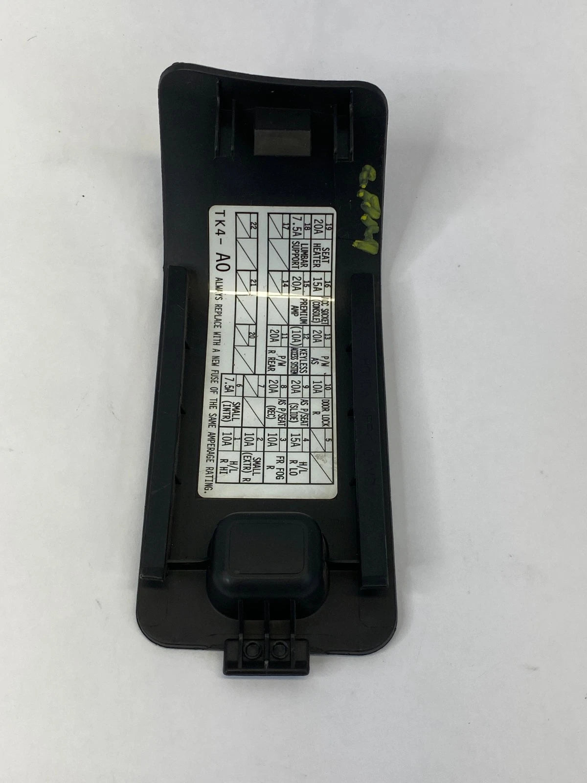 09-14 ACURA TL LEFT SIDE LOWER KICK PANEL FUSE BOX CAP COVER TRIM 83112TK4A OEM